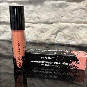 MAC “Magic Mirror” Patent Paint Lip Lacquer - (Peachy Nude) NIB